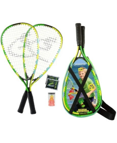 Набір для спідмінтону Set Junior, зелено-жовтий
