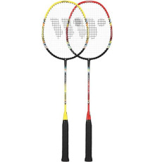 Ракетки для бадмінтону WISH FUSIONTEC 777K, жовто-червоні