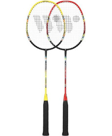 Ракетки для бадмінтону WISH FUSIONTEC 777K, жовто-червоні
