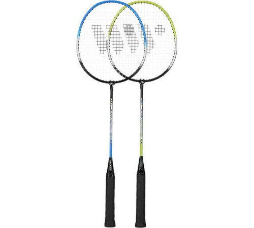 Ракетки для бадмінтону WISH STEELTEC 216K, зелено-сині