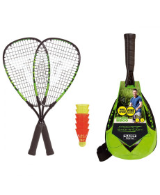 Ракетки для бадмінтону TALBOT TORRO Speed ​​​​5500, чорно-зелені