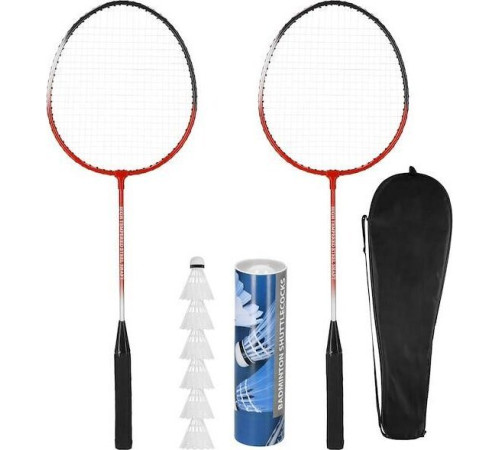 Ракетки для бадмінтону Springos UNIWERSALNY KG0008, чорно-червоний
