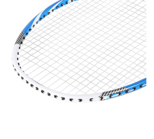 Ракетка для бадмінтону NILS NR406 CARBON, синьо-біла