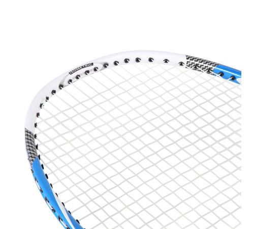 Ракетка для бадмінтону NILS NR406 CARBON, синьо-біла