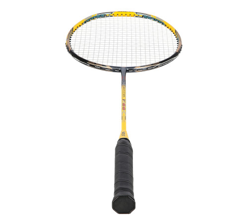 Ракетка для бадмінтону NILS NR419 CARBON, жовто-червона