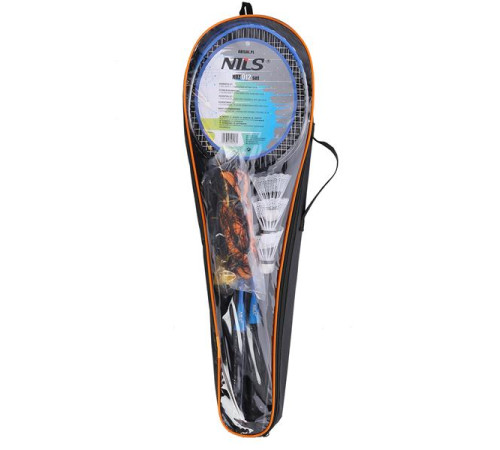 Набір для бадмінтону NILS NRZ012, блакитно-сірий