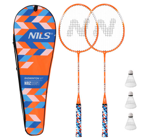 Набір для бадмінтону NILS NRZ2051 ALUMINUM, оранжевий