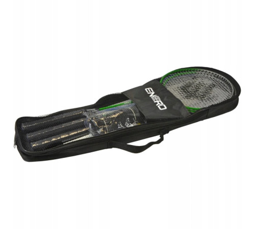 Набір для бадмінтону ENERO 500, синьо-зелений