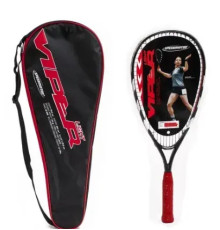 Ракетка для швидкісного бадмінтону Speedminton Racket Viper Light, чорно-червона