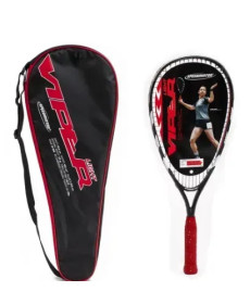 Ракетка для швидкісного бадмінтону Speedminton Racket Viper Light, чорно-червона
