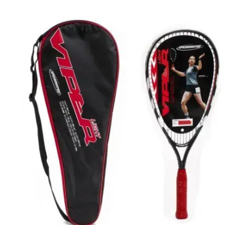 Ракетка для швидкісного бадмінтону Speedminton Racket Viper Light, чорно-червона