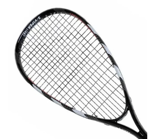 Ракетка для швидкісного бадмінтону Speedminton Racket Viper Light, чорно-червона