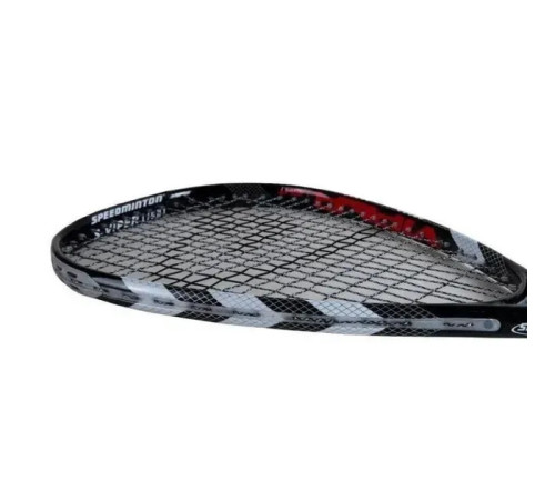 Ракетка для швидкісного бадмінтону Speedminton Racket Viper Light, чорно-червона