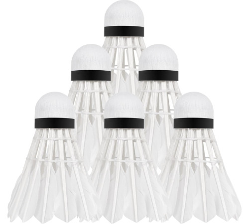 Волани для бадмінтону пір'яні Rebel Active RBA-4103, 6 шт