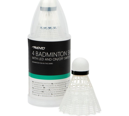 Волани для бадмінтону Avento 46SG LED 4 шт