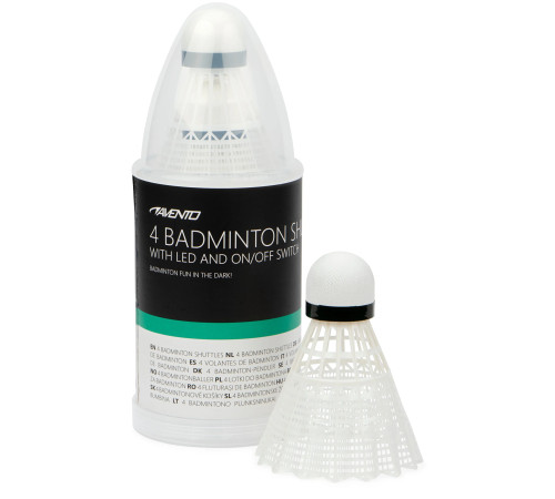 Волани для бадмінтону пластикові Avento 46SG LED, 4 шт