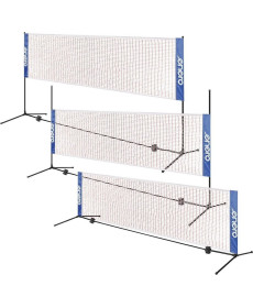 Сітка для бадмінтону, тенісу та волейболу регульована Enero 310 х 76 см