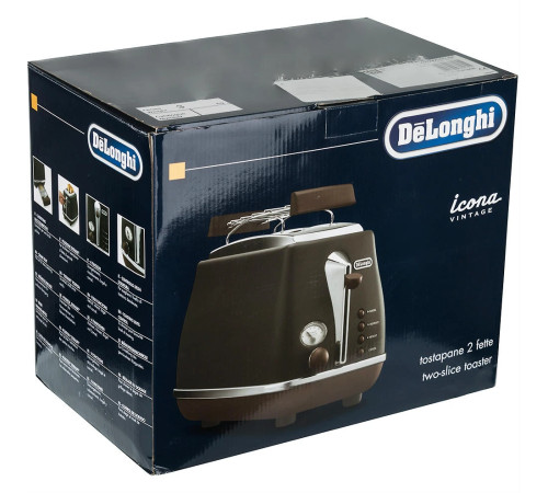 Тостер DeLonghi CTOV 2103 BK