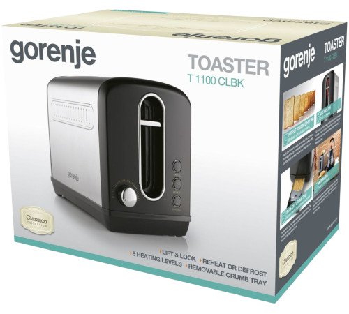 Тостер GORENJE T 1100 CLBK