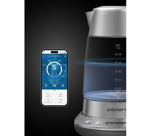 Електрочайник POLARIS PWK 17115CGLD WIFI IQ Home