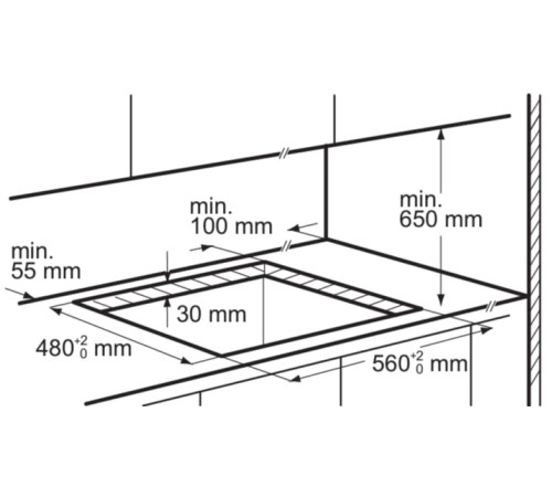 Варильна поверхня газова ELECTROLUX EGH6343ROR