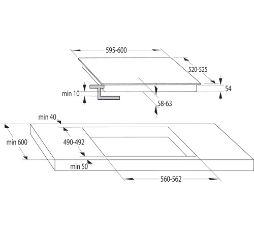 Варильна поверхня індукційна GORENJE GI 6401 WSC
