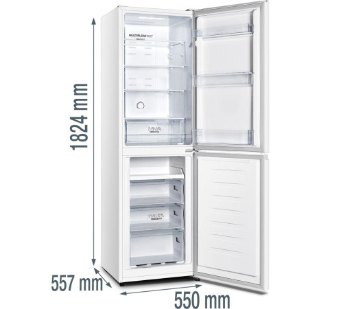 Холодильник комбінований GORENJE NRK 418 ECW4