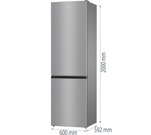 Холодильник комбінований GORENJE NRK 6202 ES4