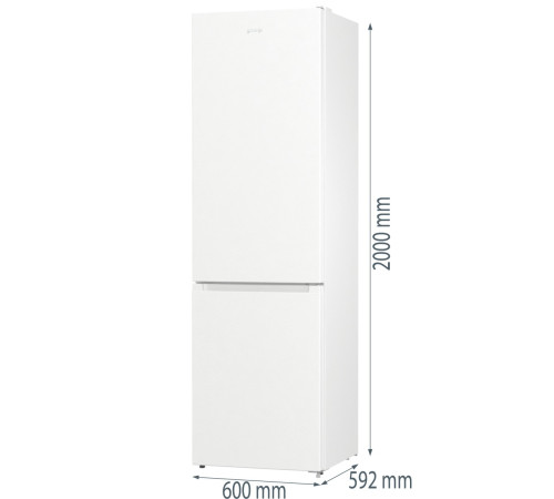 Холодильник комбінований GORENJE NRK 6202 EW4