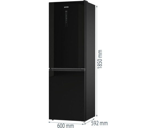 Холодильник комбінований GORENJE NRK 6192 ABK4