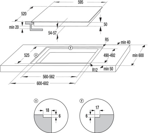Комплект Духова шафа GORENJE BO6737E02X та Варильна поверхня GORENJE ECT41SC