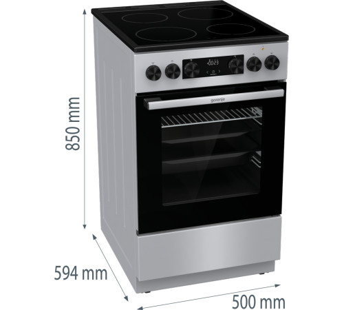 Плита електрична GORENJE GEC 5C41 SG