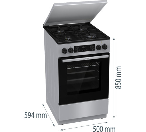 Плита комбінована GORENJE GK 5C43 SH