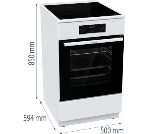 Плита електрична GORENJE GEIT 5C60 WPG