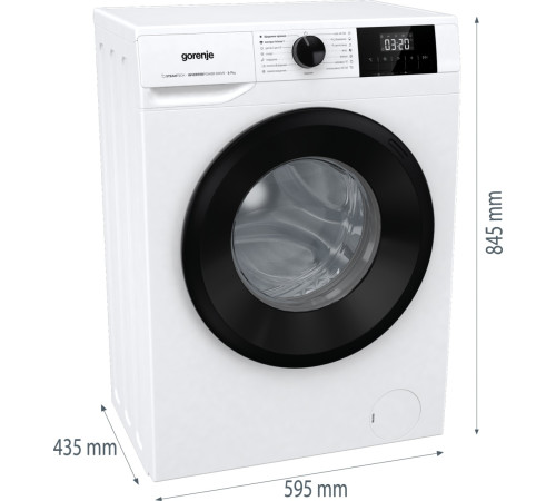 Пральна машина GORENJE W3NGPI 72 SBS/UA