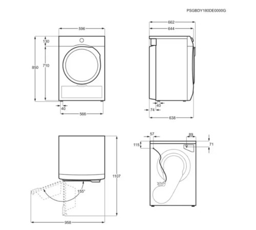 Сушильна машина ELECTROLUX EW8D595MUC