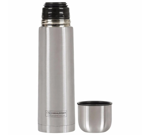 Термос Highlander Duro Flask 1L Silver Single, сірий