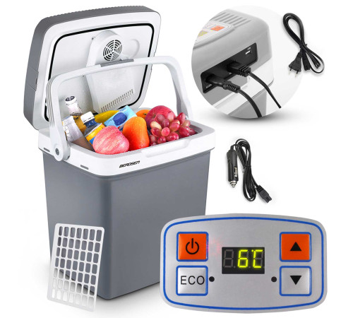 Холодильник туристичний Berdsen Icemax на 26 літрів в режимі ECO