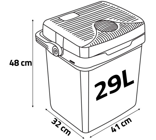 Холодильник туристичний Berdsen Icemax, 29 л, режим ECO