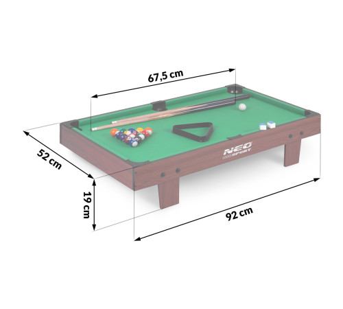 Більярдний стіл 92 x 52 x 19 см NS-806