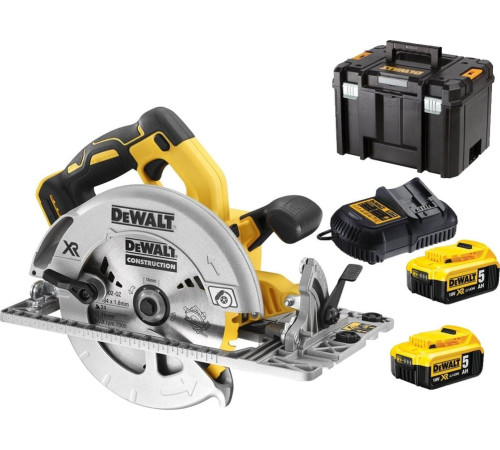 Пила циркулярна акумуляторна Dewalt DCS572P2 18V 184 мм (2 x акумулятори)