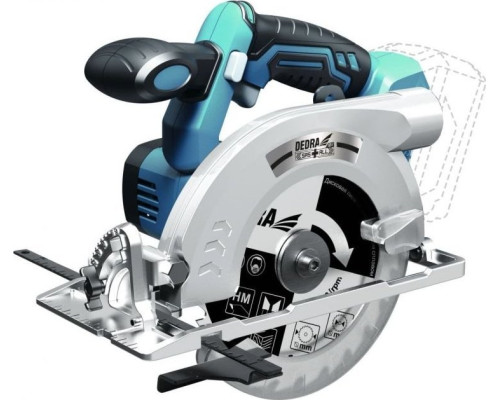 Пила циркулярна акумуляторна Dedra CIRCULAR SAW 18V 0*AH SAS+ALL (без акумулятора)