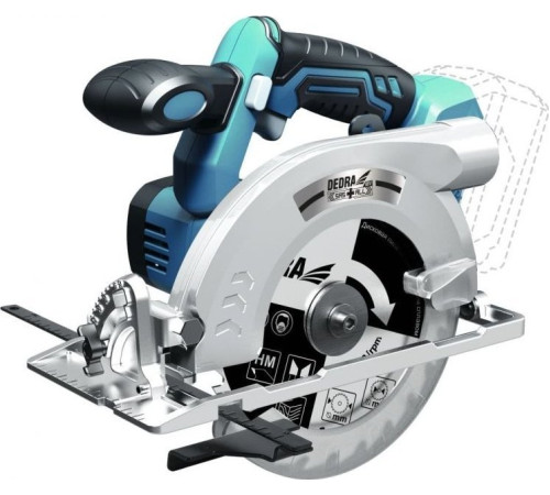 Пила циркулярна акумуляторна Dedra CIRCULAR SAW 18V 0*AH SAS+ALL (без акумулятора)