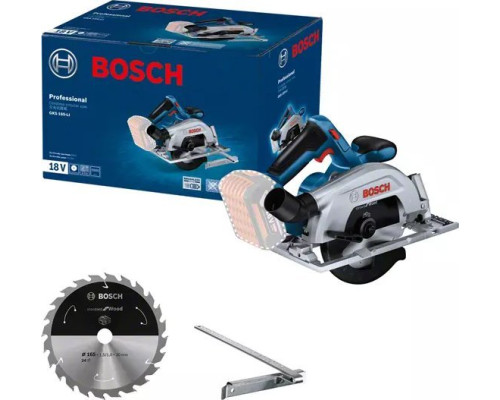 Пила циркулярна Bosch GKS 185-LI 18 V 165 мм