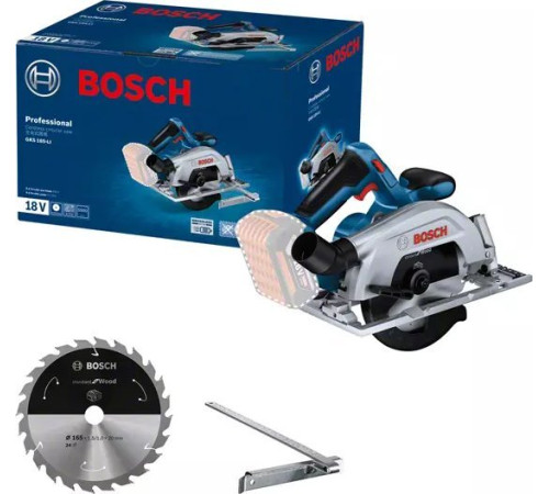 Пила циркулярна Bosch GKS 185-LI 18 V 165 мм