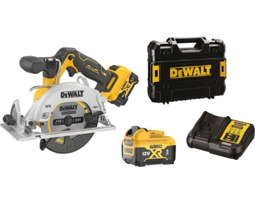 Циркулярна пила акумуляторна Dewalt DCS512P2 12 В 140 мм (2 x акумулятора)