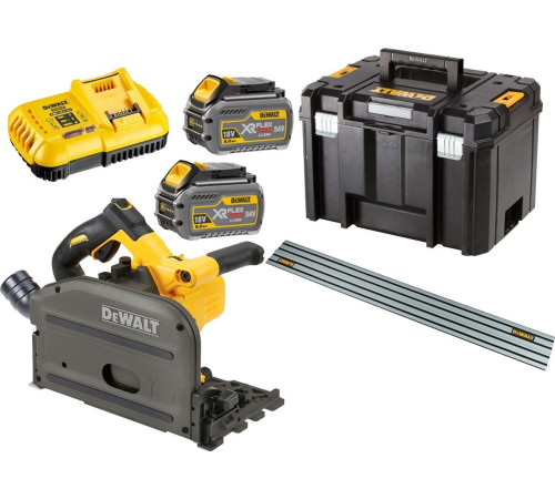 Циркулярна пила акумуляторна Dewalt DCS520T2R 54V 165 мм (2 x акумулятора)