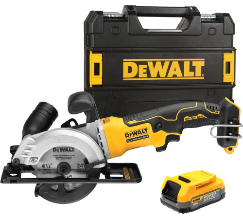 Циркулярна пила акумуляторна Dewalt DCS571E1T 18 В 115 мм (1 x акумулятор)