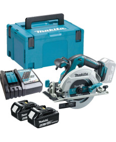 Пила циркулярна акумуляторна Makita DHS680RTJ 18 V 165 мм (2 x акумулятора)