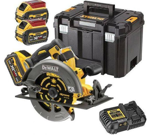 Циркулярна пила акумуляторна Dewalt DCS578T2 54V 190 мм (2 x акумулятори)